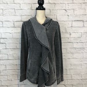 BNCI by Blanc Nior size large grey jacket hoodie